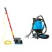Mytee 2008CS SS EBG-9 Contractor's Special Heated Corded Carpet Extractor with Square Scrub Orbital Floor Scrubber - 10 Gallon Mytee 2008CS SS EBG-9 Contractor's Special Heated Corded Carpet Extractor with Square Scrub Orbital Floor Scrubber - 10 Gallon