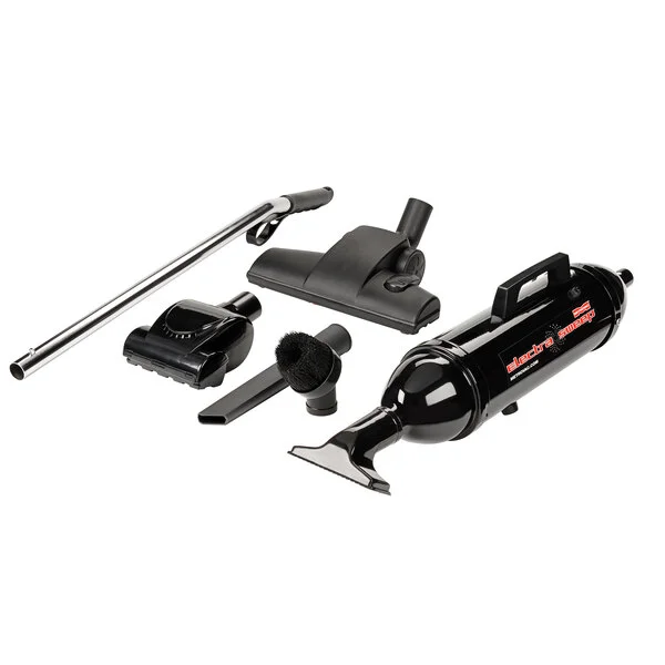 MetroVac ES-105T ElectraSweep Electric Broom / Handheld Canister Vacuum Cleaner with Turbine Brush and Attachment Kit - 480W MetroVac ES-105T ElectraSweep Electric Broom / Handheld Canister Vacuum Cleaner with Turbine Brush and Attachment Kit - 480W