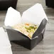 Fold-Pak 01BPBLACKM Bio-Pak Black Microwavable Paper #1 Take-Out Containers 4 3/8 Fold-Pak 01BPBLACKM Bio-Pak Black Microwavable Paper #1 Take-Out Containers 4 3/8