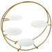 American Metalcraft SRG4 4 Tier Gold Round Stand with Frosted Glass Plates American Metalcraft SRG4 4 Tier Gold Round Stand with Frosted Glass Plates