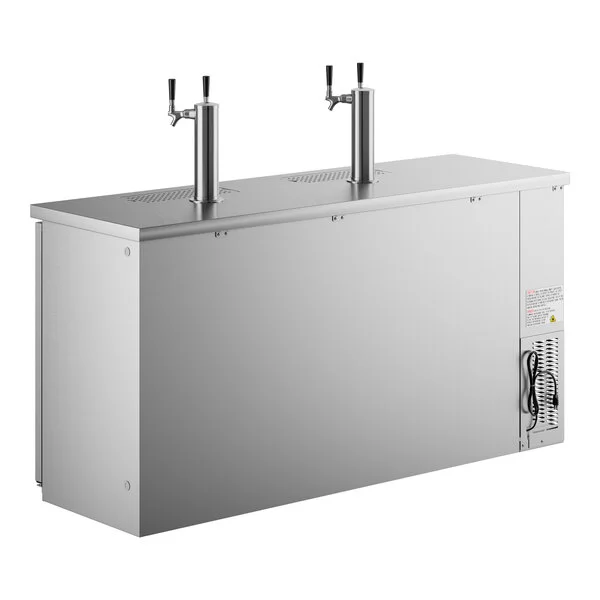Avantco UDD-3-HC-S Stainless Steel Kegerator / Beer Dispenser with (2) 2 Tap Towers - (3) 1/2 Keg Capacity Avantco UDD-3-HC-S Stainless Steel Kegerator / Beer Dispenser with (2) 2 Tap Towers - (3) 1/2 Keg Capacity
