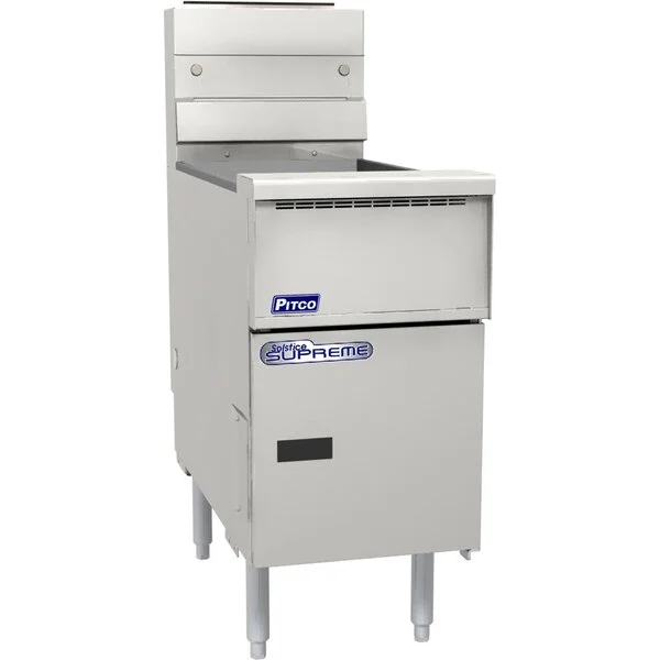 Pitco® SSH75-VS7 Solofilter Solstice Supreme Natural Gas 75 lb. Floor Fryer with 7 Pitco® SSH75-VS7 Solofilter Solstice Supreme Natural Gas 75 lb. Floor Fryer with 7