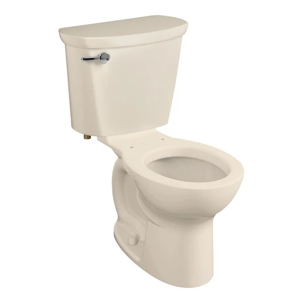 American Standard Cadet PRO 215BA004.021 Bone Vitreous China Floor-Mount Chair Height Round Toilet - 1.6 GPF American Standard Cadet PRO 215BA004.021 Bone Vitreous China Floor-Mount Chair Height Round Toilet - 1.6 GPF