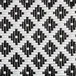 Lancaster Table & Seating Bistro Black and White Birdseye Weave Rattan Outdoor Arm Chair Lancaster Table & Seating Bistro Black and White Birdseye Weave Rattan Outdoor Arm Chair