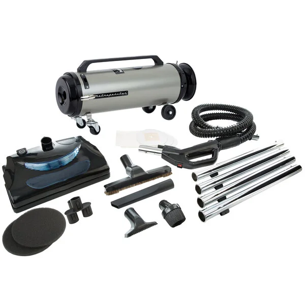 MetroVac ADM4PNHSNBF Professional Evolution 2 Speed Canister Vacuum with Deluxe Electric Power Nozzle - 1560W