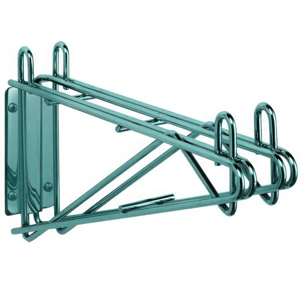 Metro 2WD18K3 Super Erecta Metroseal Green Double Direct Wall Mount Bracket for Adjoining 18 Metro 2WD18K3 Super Erecta Metroseal Green Double Direct Wall Mount Bracket for Adjoining 18