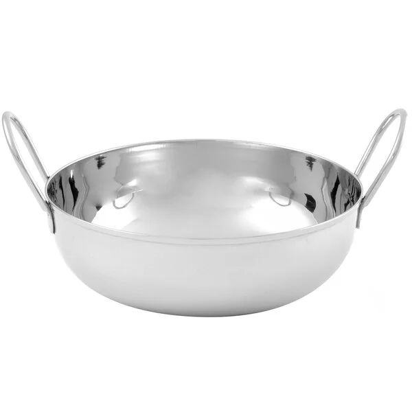 American Metalcraft BD72 40 oz. Stainless Steel Balti Dish - 7 American Metalcraft BD72 40 oz. Stainless Steel Balti Dish - 7