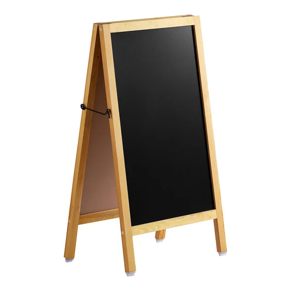 Choice A-Frame Marker Board Sidewalk Sign - Natural Oak Wood - 20 Choice A-Frame Marker Board Sidewalk Sign - Natural Oak Wood - 20