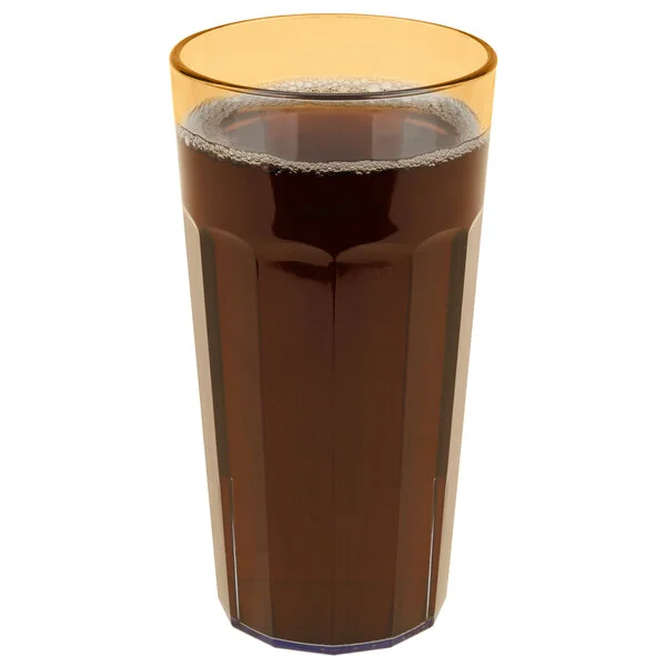 Cambro NT20153 Newport 22 oz. Amber Customizable SAN Plastic Tumbler - 36/Case Cambro NT20153 Newport 22 oz. Amber Customizable SAN Plastic Tumbler - 36/Case