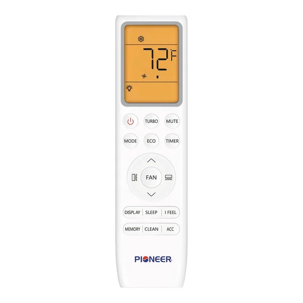 Pioneer Diamante Essenza WYT-17 WYT024GLUI17RL High Wall-Mounted Ductless Mini Split AC / Heat Pump System - 17 SEER2, 23,000/22,400 BTU, 208-230V Pioneer Diamante Essenza WYT-17 WYT024GLUI17RL High Wall-Mounted Ductless Mini Split AC / Heat Pump System - 17 SEER2, 23,000/22,400 BTU, 208-230V