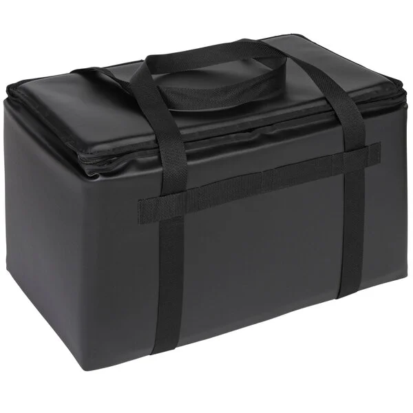 Sterno Customizable Black Space Saver Delivery 3XL Insulated Food Carrier, 22 Sterno Customizable Black Space Saver Delivery 3XL Insulated Food Carrier, 22