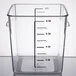 Rubbermaid® 8 Qt. Clear Square Polycarbonate Food Storage Container Rubbermaid® 8 Qt. Clear Square Polycarbonate Food Storage Container