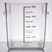 Rubbermaid® 8 Qt. Clear Square Polycarbonate Food Storage Container Rubbermaid® 8 Qt. Clear Square Polycarbonate Food Storage Container