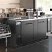 Avantco UDD-3-CT-8 Black Kegerator / Beer Dispenser with (2) Quadruple Tap Tower and Club Top - (3) 1/2 Keg Capacity Avantco UDD-3-CT-8 Black Kegerator / Beer Dispenser with (2) Quadruple Tap Tower and Club Top - (3) 1/2 Keg Capacity