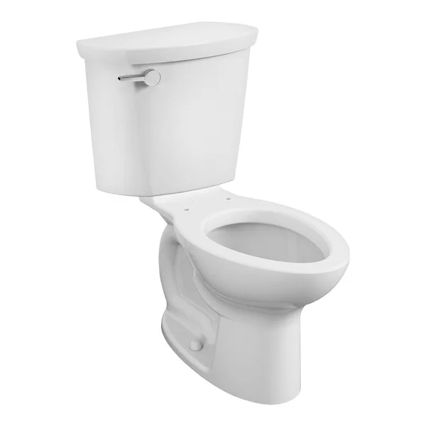 American Standard Cadet PRO 215AA104.020 White Vitreous China Floor-Mount Chair Height Elongated Toilet with High-Efficiency Tank - 1.28 GPF