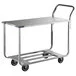 Winholt WX-1000KA/B-WM Two Shelf Stocking Cart with Bumpers and Handle - 41 Winholt WX-1000KA/B-WM Two Shelf Stocking Cart with Bumpers and Handle - 41