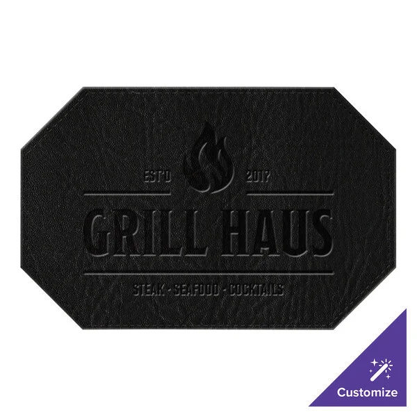 H. Risch, Inc. TABLEMATOCT17X11BLACK 17 H. Risch, Inc. TABLEMATOCT17X11BLACK 17