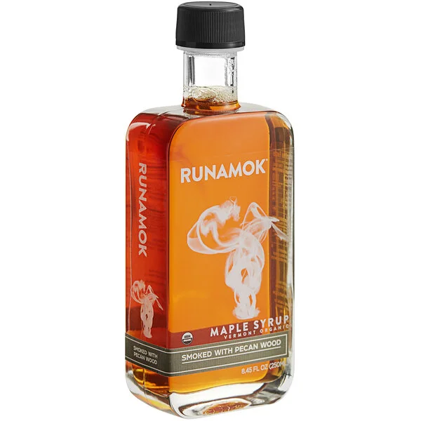 Runamok Grade A Amber Maple Syrup Smoked with Pecan Wood 8.45 fl. oz. (250 mL) Runamok Grade A Amber Maple Syrup Smoked with Pecan Wood 8.45 fl. oz. (250 mL)