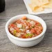 Tuxton BPB-050E 5 oz. Porcelain White China Sauce / Salsa Dish - 36/Case Tuxton BPB-050E 5 oz. Porcelain White China Sauce / Salsa Dish - 36/Case