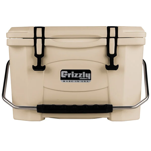Grizzly Cooler 20 Qt. Tan Outdoor Merchandiser / Cooler