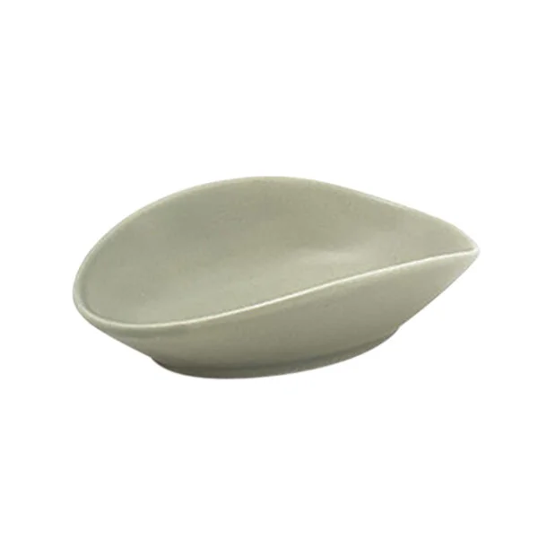 Front of the House Tides 1.5 oz. Semi-Matte Pumice Oval Porcelain Ramekin - 12/Case Front of the House Tides 1.5 oz. Semi-Matte Pumice Oval Porcelain Ramekin - 12/Case
