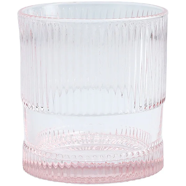 Zwiesel Fortessa NoHo 9.85 oz. Pink Rocks / Double Old Fashioned Glass - 4/Case