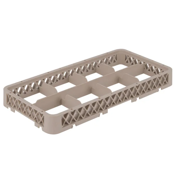 Vollrath HRB Traex® Half-Size Beige 8 Compartment Glass Rack Extender Vollrath HRB Traex® Half-Size Beige 8 Compartment Glass Rack Extender