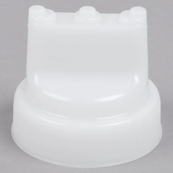 TableCraft 63TC3 Natural Colored Triple Tipped Cap for Bottles with 63 mm Openings - 12/Pack