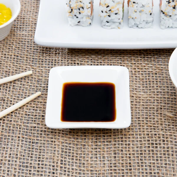 American Metalcraft PORD39 2 oz. White Square Porcelain Sauce Cup - 12/Case American Metalcraft PORD39 2 oz. White Square Porcelain Sauce Cup - 12/Case