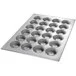 Chicago Metallic 43395 24 Cup 6 oz. Glazed Aluminized Steel MaryAnn / Strawberry Shortcake Specialty Pan - 17 7/8 Chicago Metallic 43395 24 Cup 6 oz. Glazed Aluminized Steel MaryAnn / Strawberry Shortcake Specialty Pan - 17 7/8