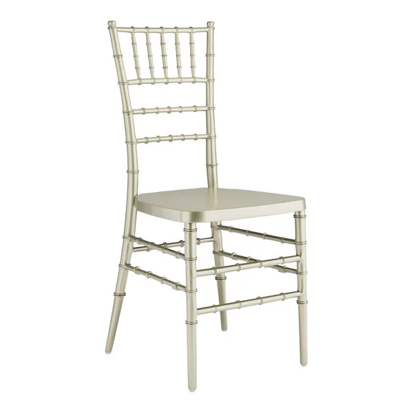 Lancaster Table & Seating Steel Reinforced Heavy-Duty Champagne Resin Chiavari Chair Lancaster Table & Seating Steel Reinforced Heavy-Duty Champagne Resin Chiavari Chair