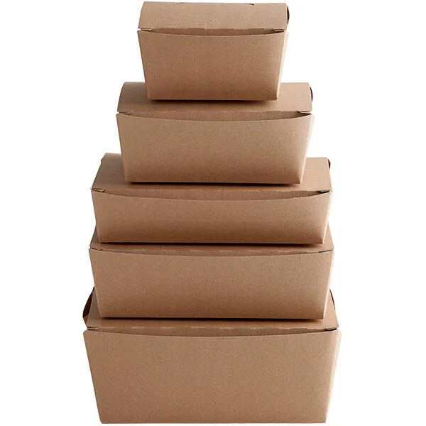 Fold-Pak 02BPDINEEM Bio-Plus Dine Kraft Microwavable Paper #2 Take-Out Container 7 3/4 Fold-Pak 02BPDINEEM Bio-Plus Dine Kraft Microwavable Paper #2 Take-Out Container 7 3/4