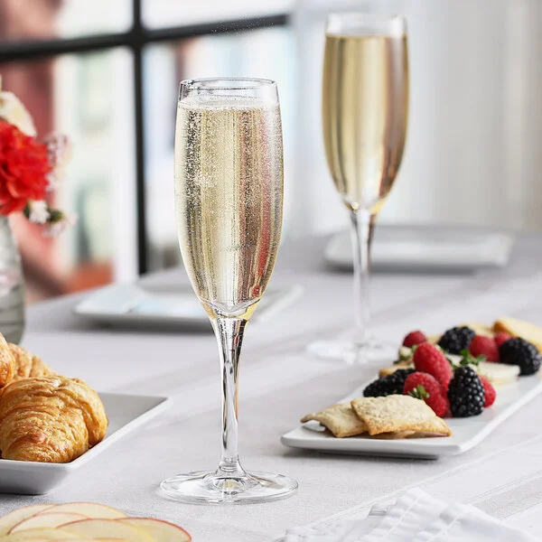 Nude Primeur from Steelite International 6.75 oz. Flute Glass - 24/Case