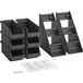 Choice Black 3-Tier Self-Serve Organizer Set with 6 Bins and 2 Label Sheets Choice Black 3-Tier Self-Serve Organizer Set with 6 Bins and 2 Label Sheets