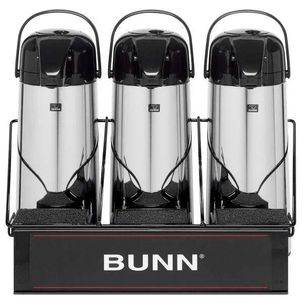 Bunn 25371.0003 APR3 Three Section Airpot Serving Rack