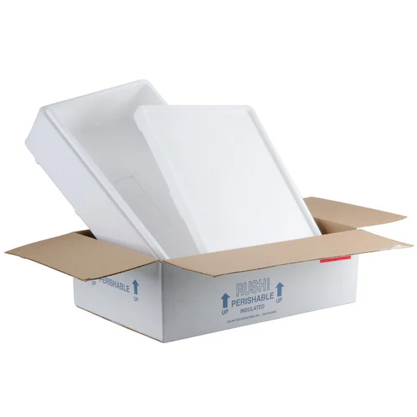 Polar Tech Thermo Chill Overnite Insulated Food Pan Shipping Box with Foam Container ON55C 20