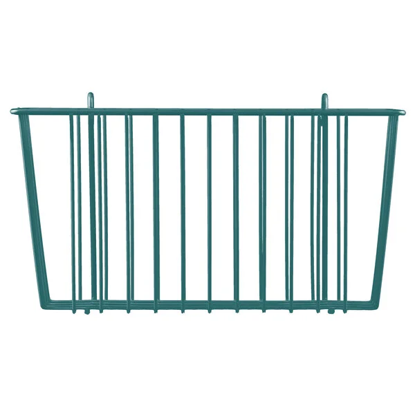Metro H209K3 Metroseal Green Storage Basket for Wire Shelving 13 3/8 Metro H209K3 Metroseal Green Storage Basket for Wire Shelving 13 3/8