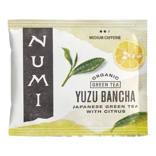 Numi Organic Yuzu Bancha Tea Bags - 16/Box Numi Organic Yuzu Bancha Tea Bags - 16/Box