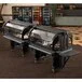 Cambro VBRLHD5110 Black 5' Versa Food / Salad Bar with Heavy-Duty Casters - Low Height Cambro VBRLHD5110 Black 5' Versa Food / Salad Bar with Heavy-Duty Casters - Low Height