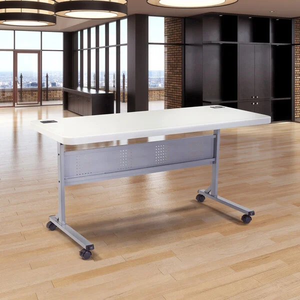 NPS Mobile Flip Top Table, 24