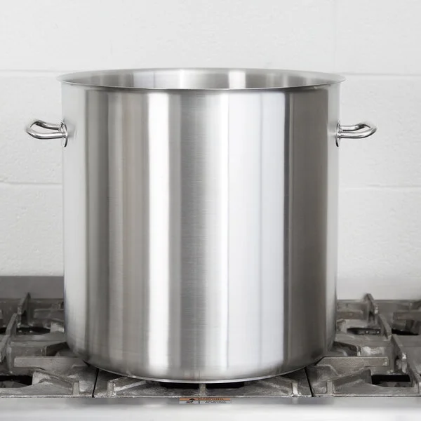 Vollrath 47725 Intrigue 53 Qt. Stainless Steel Stock Pot