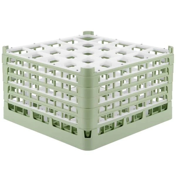 Vollrath 52733 Signature Full-Size Light Green 25-Compartment 9 15/16