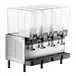 Vollrath VBBE4-37-S Quadruple 5.28 Gallon Bowl Refrigerated Beverage Dispenser with Stirring Paddle Circulation - 115V Vollrath VBBE4-37-S Quadruple 5.28 Gallon Bowl Refrigerated Beverage Dispenser with Stirring Paddle Circulation - 115V