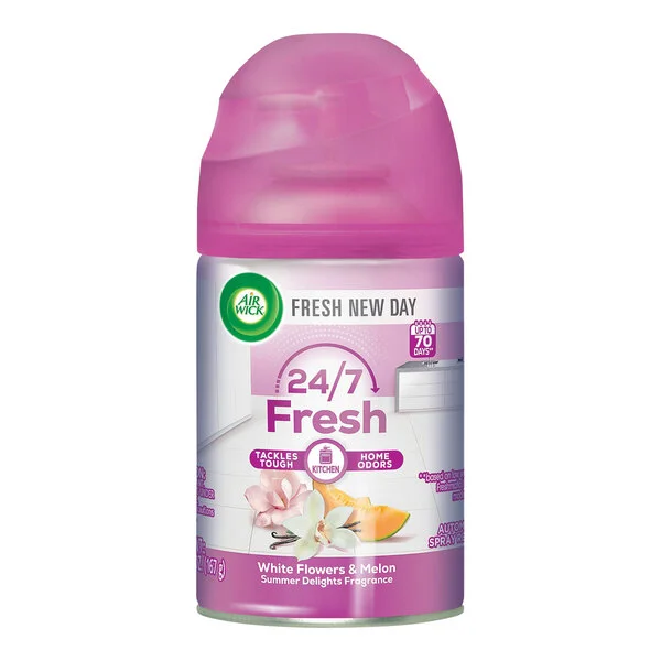 Air Wick RAC91101EA 5.89 oz. Summer Delights Scented Fragrance Refill Canister - 6/Case