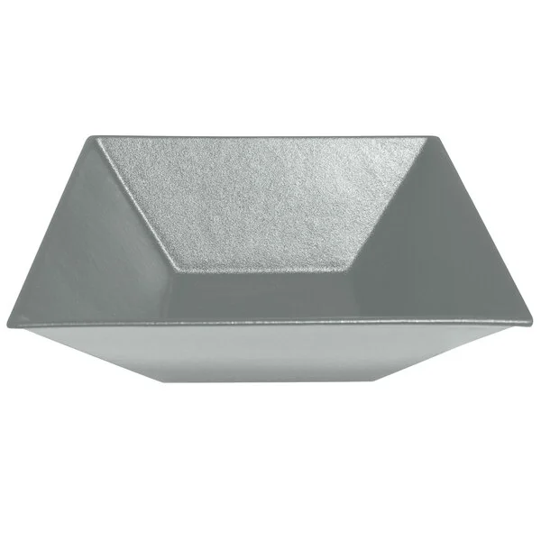G.E.T. Enterprises BSD16-MOD-ST Bugambilia 13.5 Qt. Smooth MOD Finish Steel Resin-Coated Aluminum XL Deep Square Bowl
