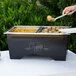 Sterno Full Size ChalkBoard Fold-Away WindGuard Chafer with Black Matte Finish, Two 1/2 Size Pans, and Lid Sterno Full Size ChalkBoard Fold-Away WindGuard Chafer with Black Matte Finish, Two 1/2 Size Pans, and Lid