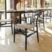 Flash Furniture Logan Black Solid Wood Dining Chair with Natural Woven Seat Flash Furniture Logan Black Solid Wood Dining Chair with Natural Woven Seat