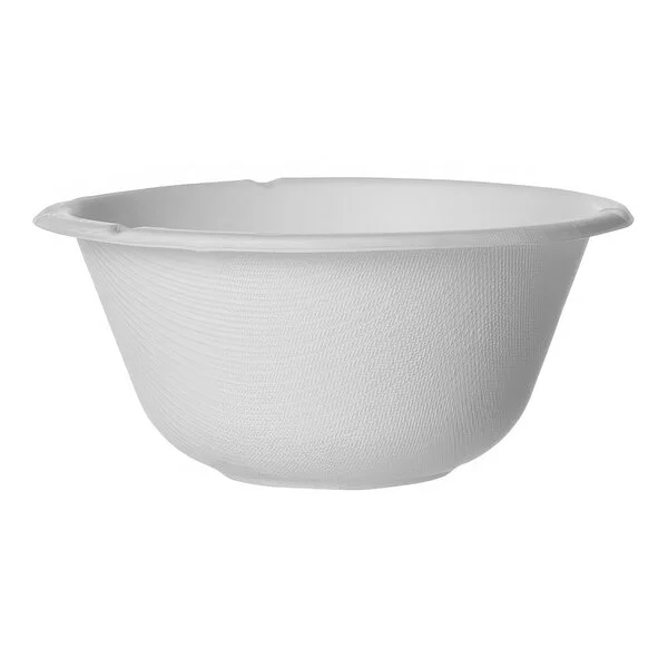 Eco-Products Vanguard 8 oz. Compostable Sugarcane Coupe Bowl - 1,800/Case Eco-Products Vanguard 8 oz. Compostable Sugarcane Coupe Bowl - 1,800/Case