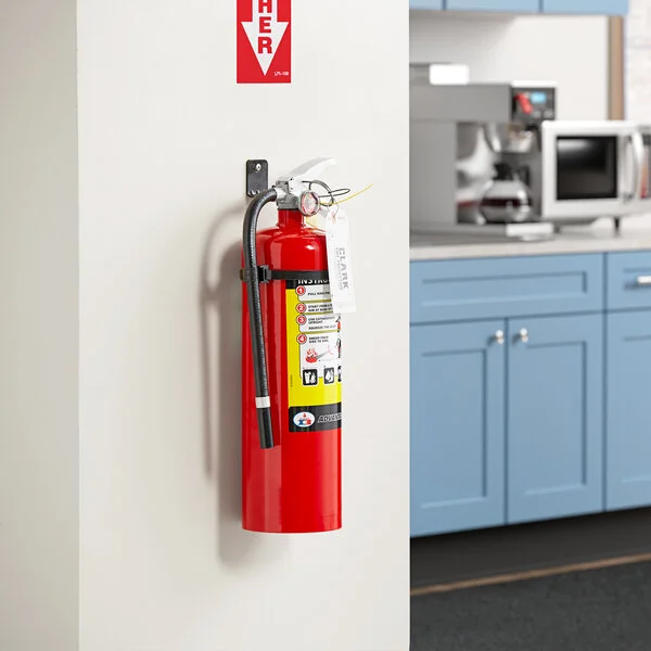 Badger Advantage ADV-10 10 lb. Dry Chemical ABC Fire Extinguisher with Wall Bracket - Tagged and Rechargeable Badger Advantage ADV-10 10 lb. Dry Chemical ABC Fire Extinguisher with Wall Bracket - Tagged and Rechargeable