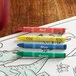 Choice 4 Pack Triangular Kids' Restaurant Crayons in Cello Wrap - 500/Case Choice 4 Pack Triangular Kids' Restaurant Crayons in Cello Wrap - 500/Case